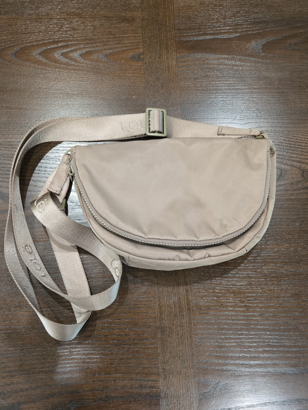 Lole Women's Casual Taupe Crossbody Sling Bag